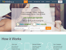 Tablet Screenshot of mindme.ie